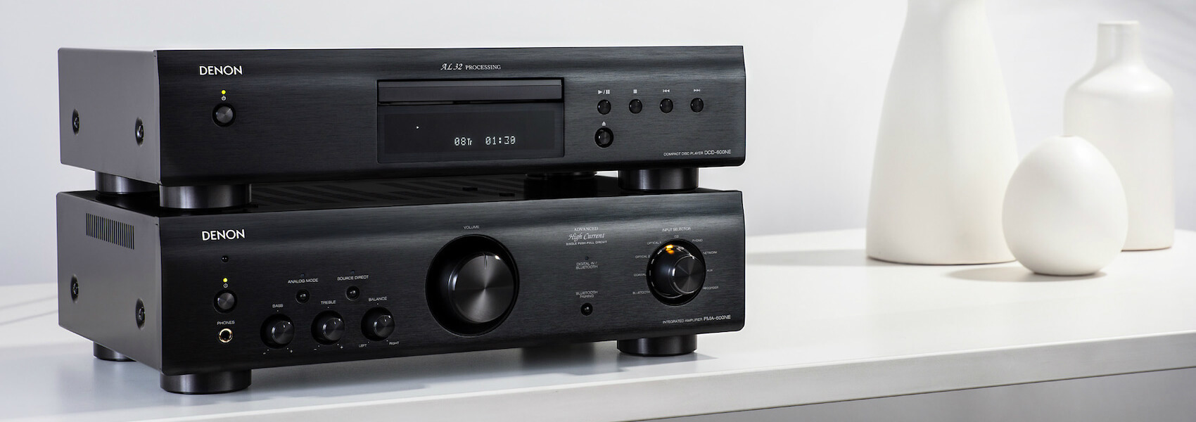 DENON Reproductor de CD con procesamiento AL32 DCD-600NE